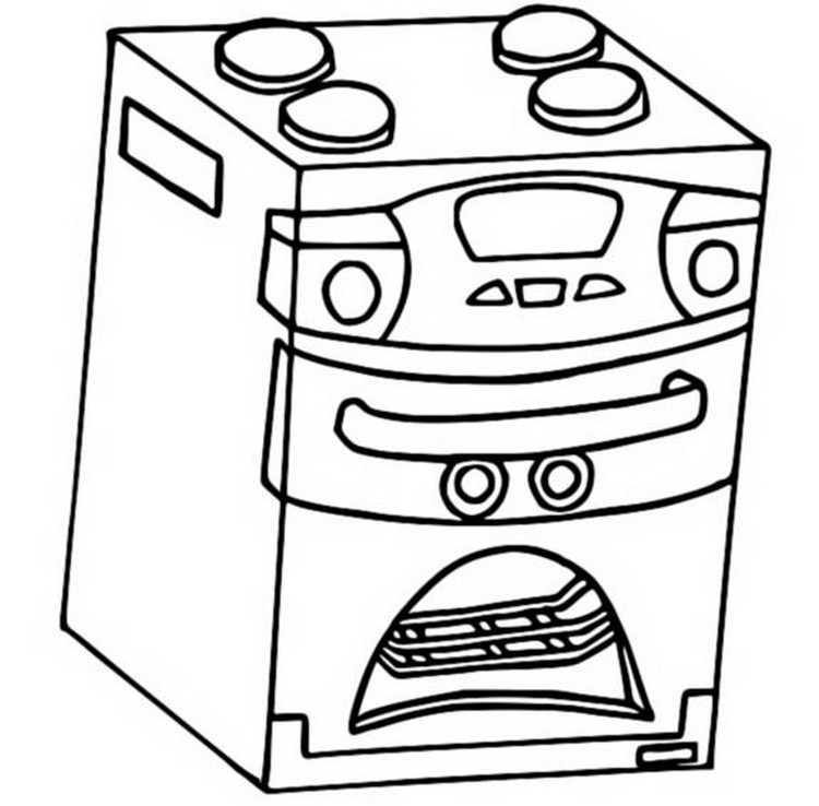 Boogie Bot from Poppy Playtime - Coloring Pages for kids