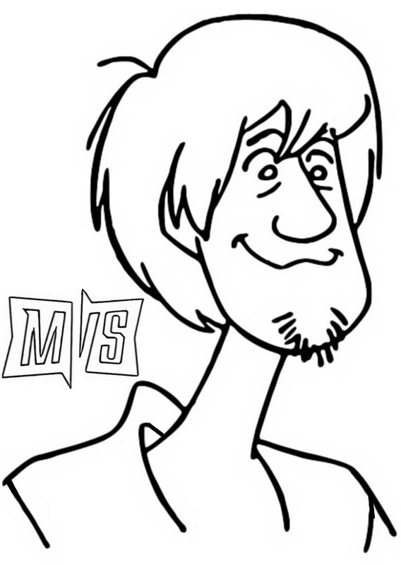 Coloring page Shaggy