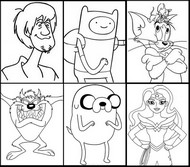 Feuille de coloriage - Personnages - MultiVersus