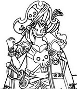 Coloring page Luffy