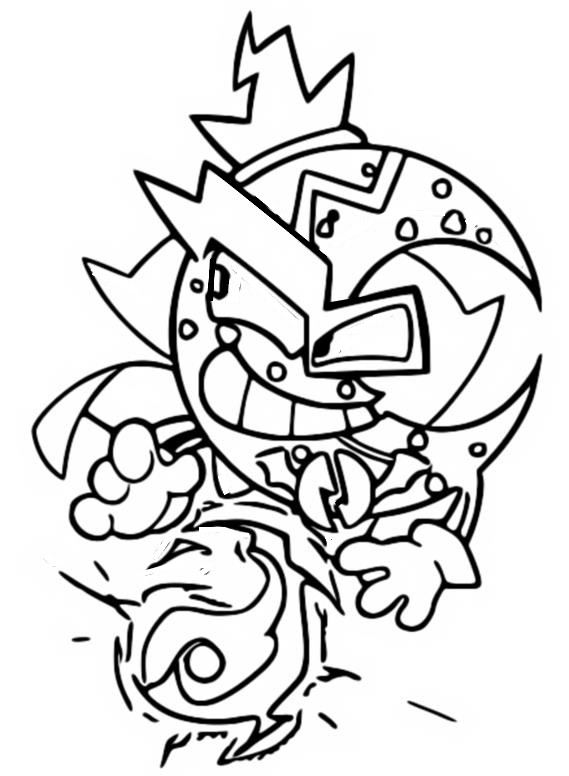 Coloring page Moonarchaos