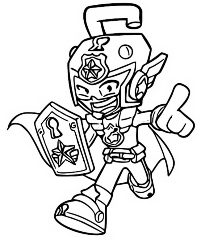 Coloring page Starlock