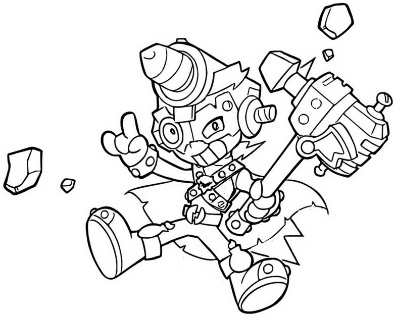 Dibujo para colorear Breakmania