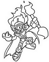 Coloring page Funfire