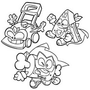 Coloring page Fun Fighters