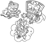 Coloring page Battle Blasters