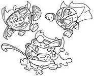 Coloring page Mighty Mernies