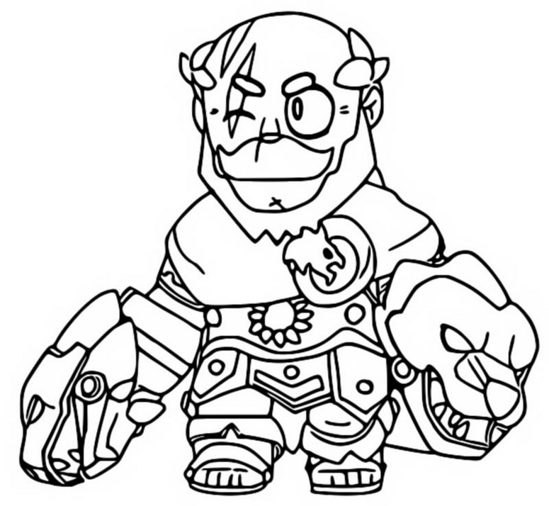 Desenho para colorir Sam Imperador