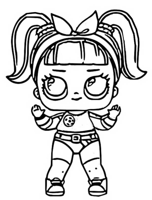 Coloring page Lol Surprise Doll - Qatar 2022 : Mexico 19