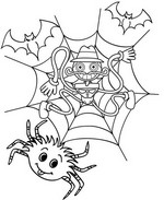 Desenho para colorir Poppy Playtime Halloween : Daisy & Mommy Long