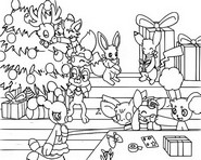 Coloriages Pokemon Noël