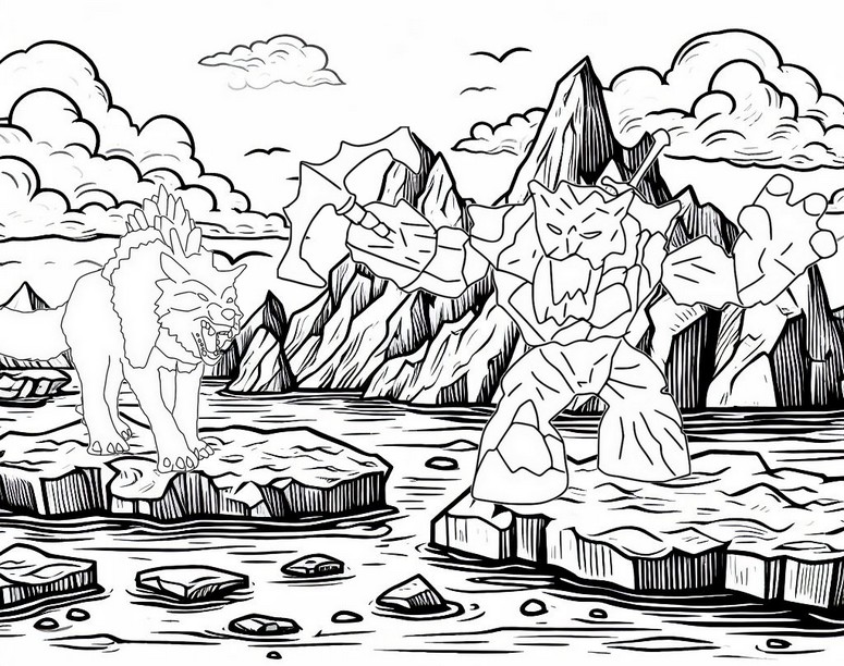 Coloriage Eldrador Creatures