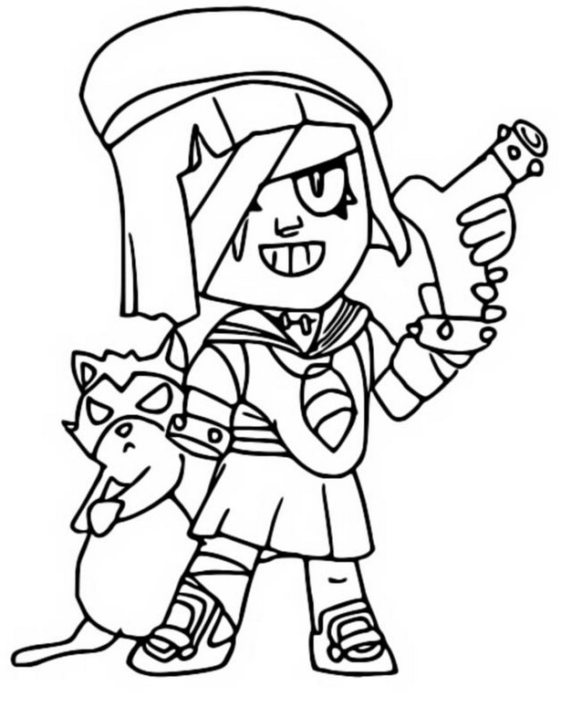 Coloring page Trash Panda Penny