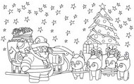 Coloring page Reindeer cats
