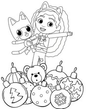 Desenho para colorir Gabby & Pandy Paws