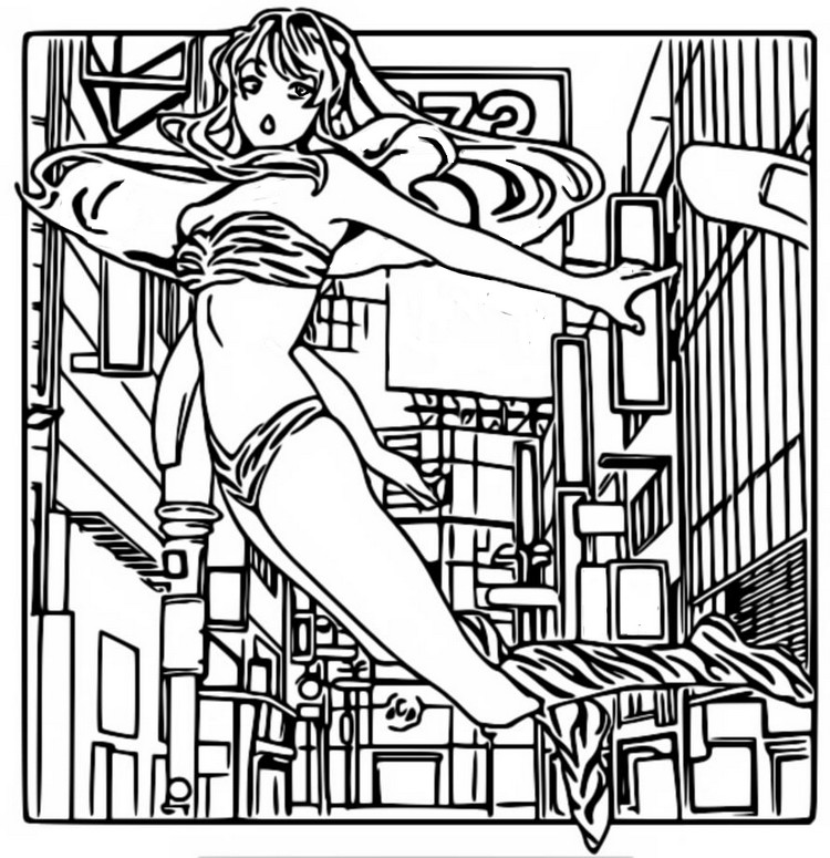 Coloring page Lum