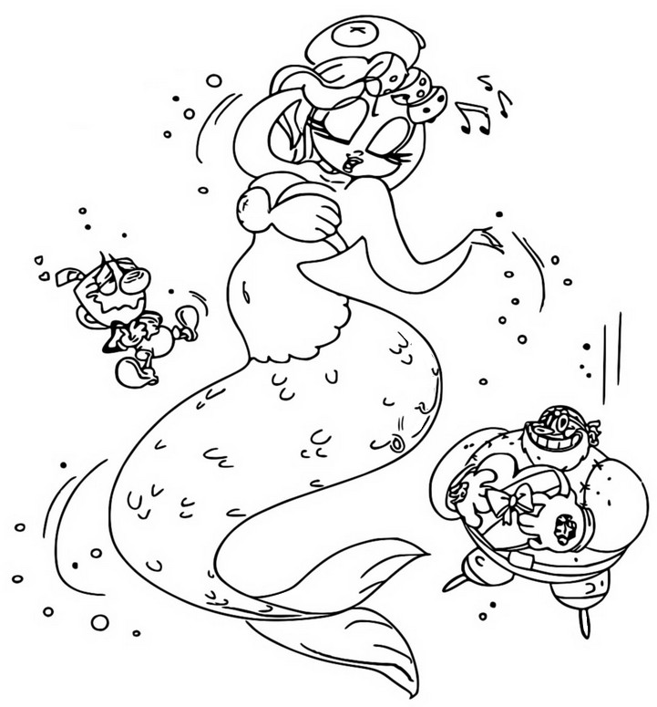 Coloring page Cala Maria