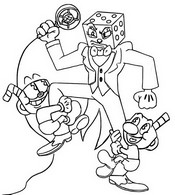 Målarbok King Dice