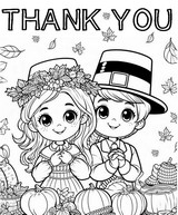 Coloriage Thank You