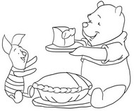 Desenho para colorir Winnie