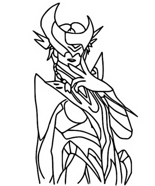 Coloring page Selene