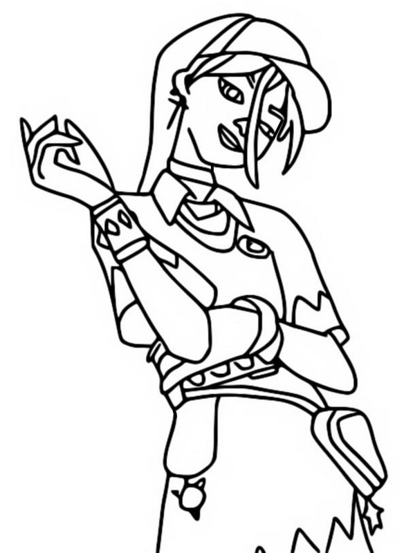 Coloring page Helsie