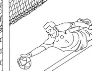 Desenho para colorir Hugo Lloris