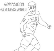 Desenho para colorir Antoine Griezmann
