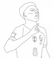 Desenho para colorir Aurélien Tchouaméni