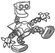 Coloring page Project Playtime : Boxy Boo & Mommy Long Legs 21