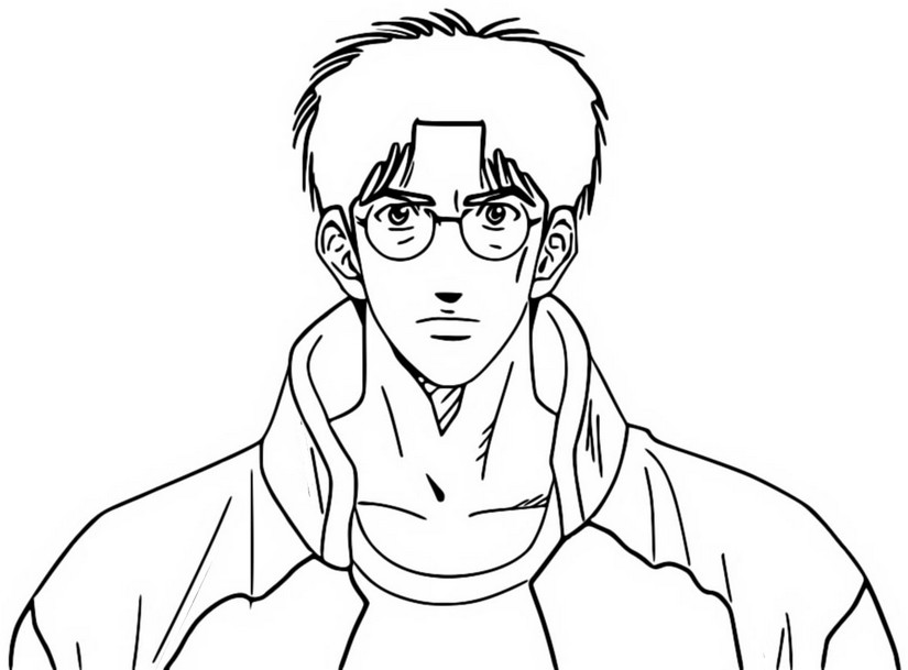 Coloring page Kogure Kiminobu