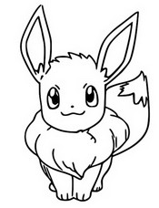 pokemon eevee para colorir - Clip Art Library