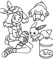 Coloring page Eevee's egg