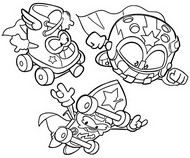 Coloring page Team Extreme
