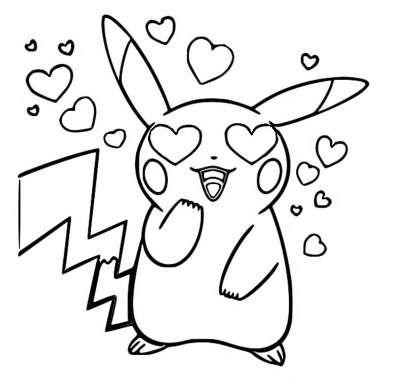 Coloriage Pikachu