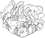 Pokemon Coloring Pages PDF - Coloringfolder.com  Pikachu coloring page,  Valentine coloring pages, Pokemon coloring sheets