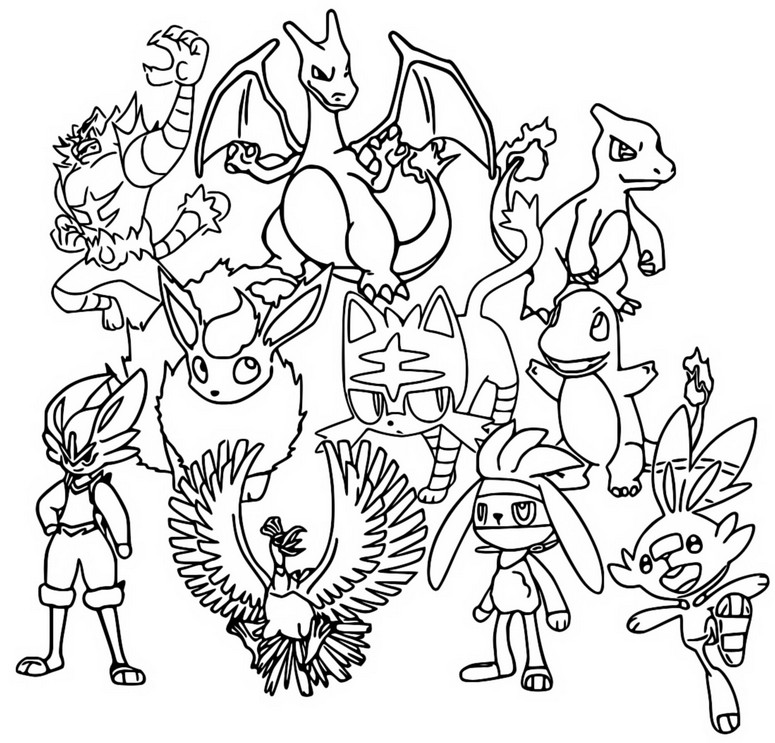 Pokemon para Colorir 2