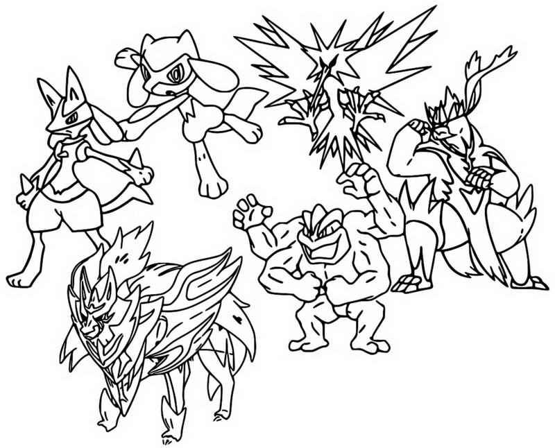 Coloriage Type combat