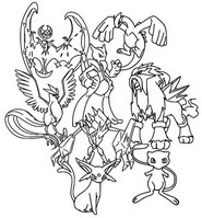 Coloring page Psychic-type