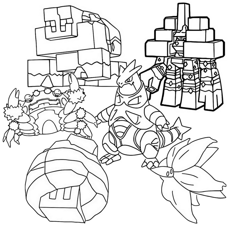 Coloring page Rock type