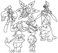 Coloring page Fire-type