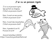 coloriages poisson d'avril