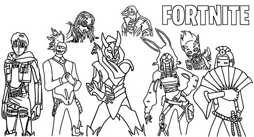 Coloring page Battle Pass