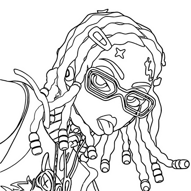 Coloring page Imani