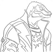 Desenho para colorir Trovão