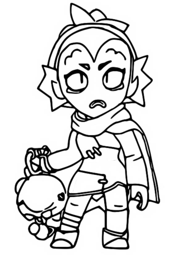 Coloring page Willow (Mythic)