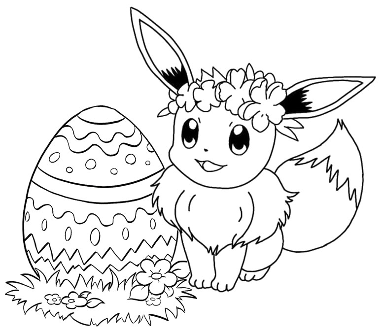 Desenho para colorir Evee