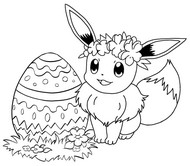 Desenho para colorir Evee