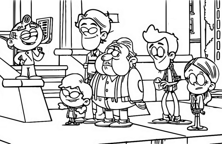 Coloring page The Casagrandes