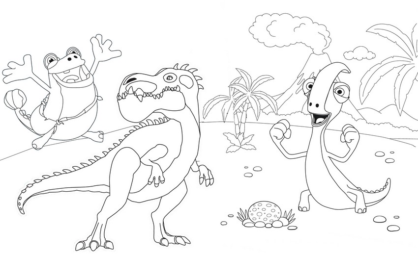 Coloriage Gigantosaurus